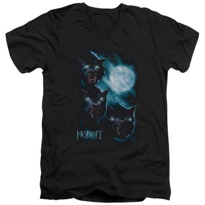 Three Warg Moon The Hobbit V-Neck T-Shirt