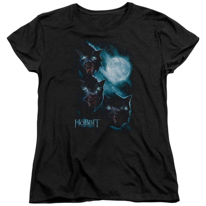Three Warg Moon The Hobbit Womens T-Shirt