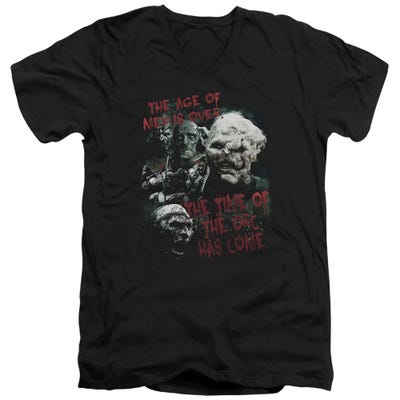 Time Of The Orc Lord Of The Rings V-Neck T-Shirt