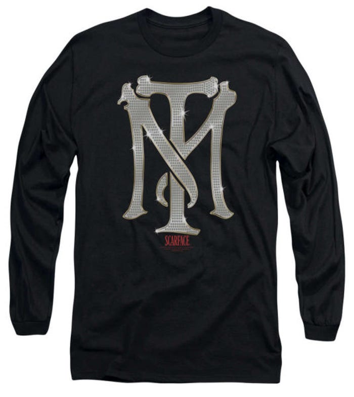 Tm Bling Scarface Long Sleeve Shirt