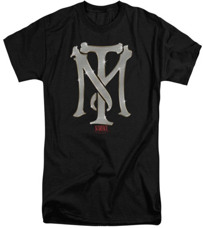 Tm Bling Scarface Tall T-Shirt