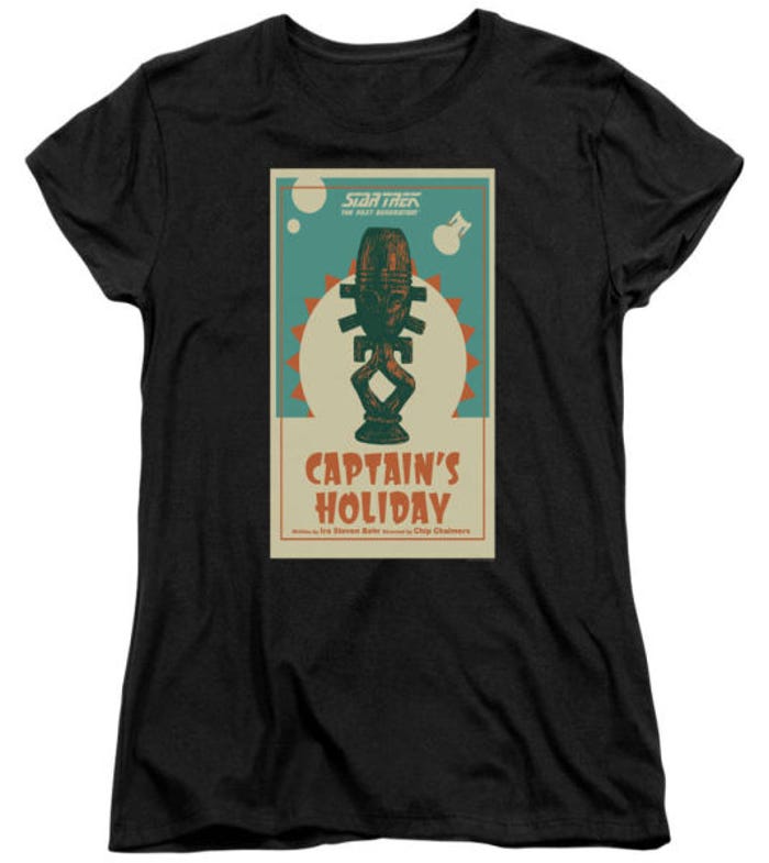 TNG Season 3 Episode 19 Star Trek  Womens T-Shirt