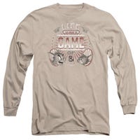 Tom And Jerry - Life Is A Game Sand Long Sleeve Shirt