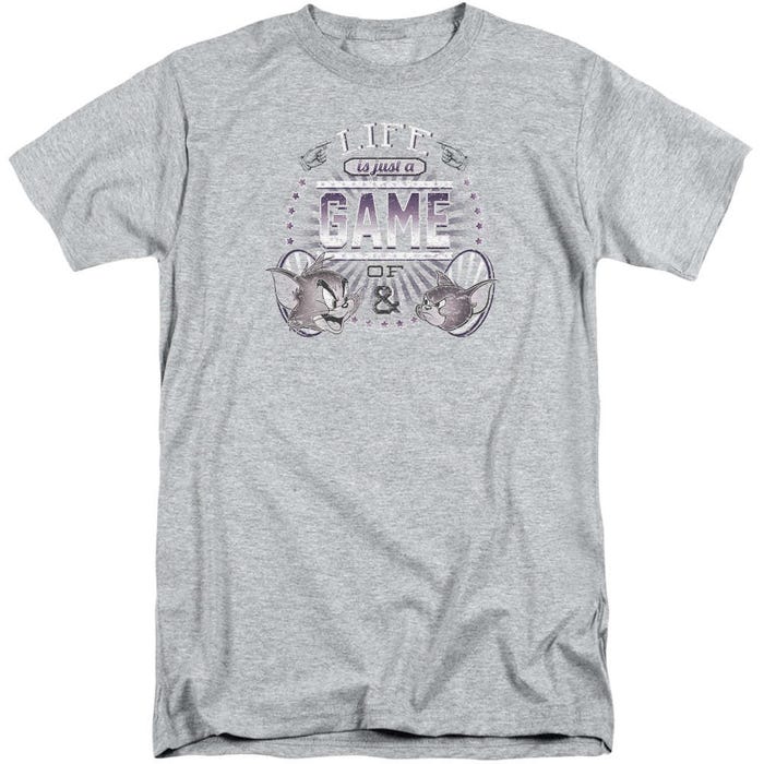 Tom And Jerry - Life Is A Game Tall T-Shirt