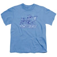Tom And Jerry Sketchy Kids T-Shirt