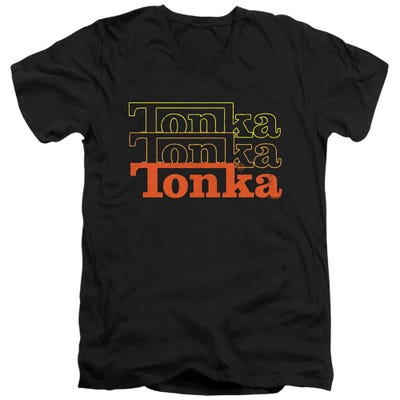 Tonka Fuzzed Repeat V-Neck T-Shirt