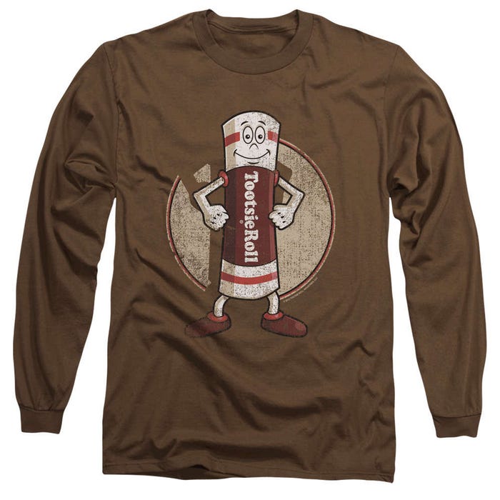 Tootsie Roll Man Long Sleeve Shirt