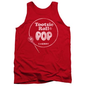 Tootsie Roll Pop Cherry Logo Tank Top