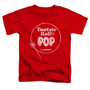 Tootsie Roll Pop Cherry Logo Toddler T-Shirt