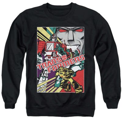 Transformers Comic Poster Sweatshirt