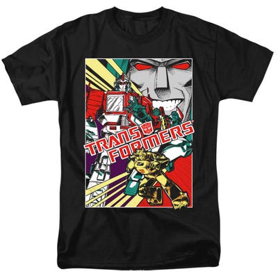 Transformers Comic Poster T-Shirt