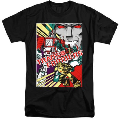 Transformers Comic Poster Tall T-Shirt
