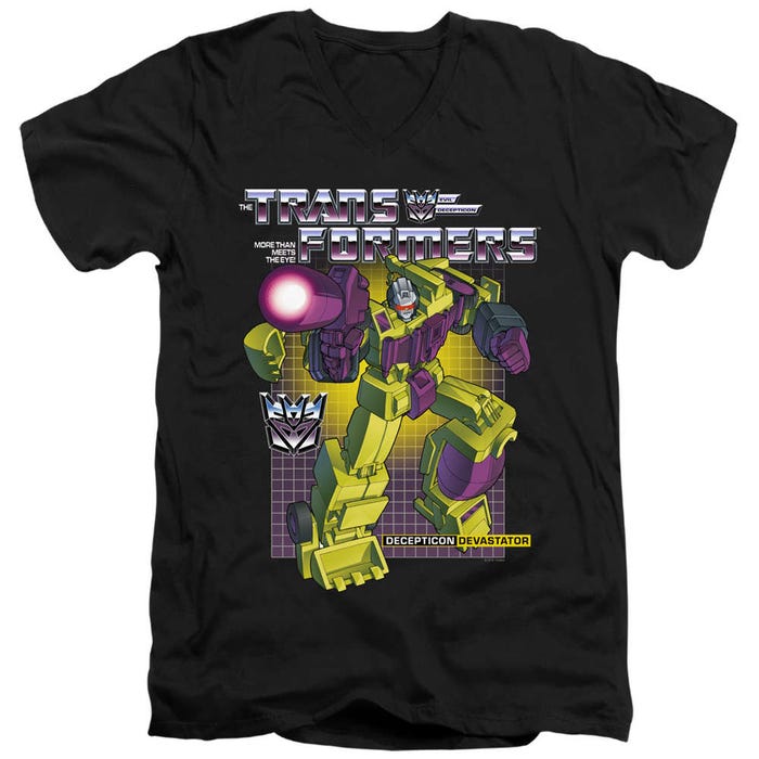Transformers Devastator V-Neck T-Shirt