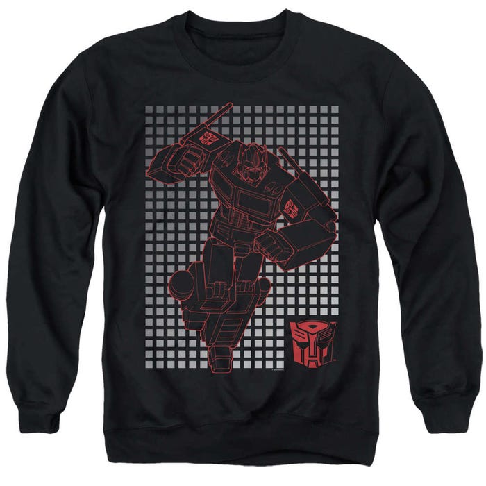 Transformers Optimus Grid Sweatshirt