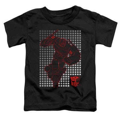 Transformers Optimus Grid Toddler T-Shirt