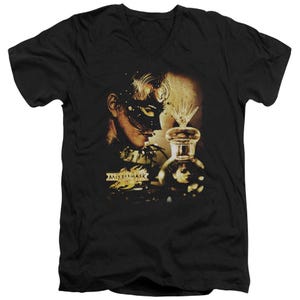 Trapped Mirror Mask V-Neck T-Shirt