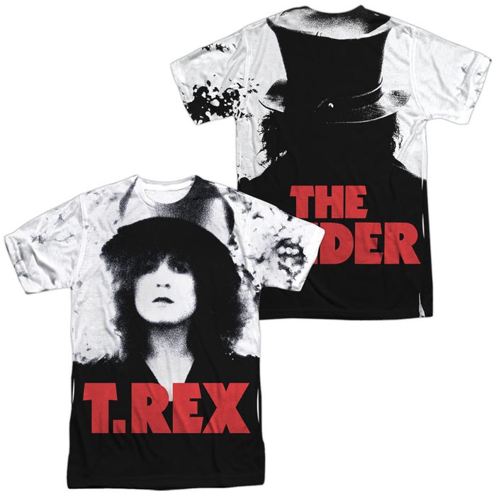 T-Rex The Slider Album Cover Front & Back Sublimation T-Shirt