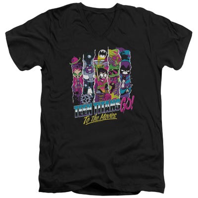 TEEN TITANS GO! TO THE MOVIES OFFICIAL V-Neck T-Shirt