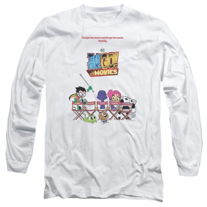 Teen Titans Go To The Movies Poster Long Sleeve Shirt