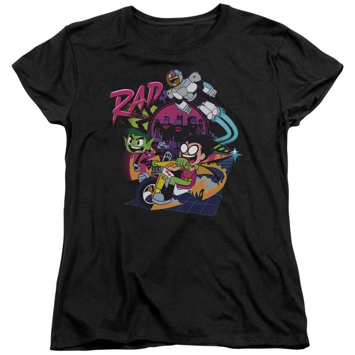 Teen Titans Go To The Movies Rad Womens T-Shirt