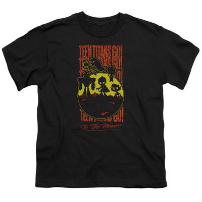 Teen Titans Go To The Movies Silhouette Kids T-Shirt