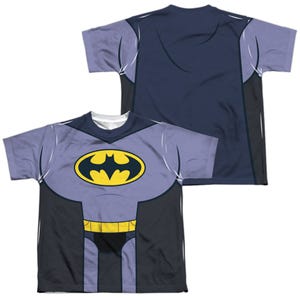 BATMAN UNIFORM Back & Front Kids Sublimation T-Shirt