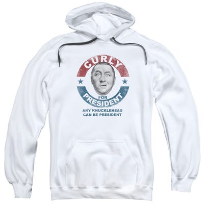 CURLY FOR PRESIDENT THREE STOOGES Hoodie