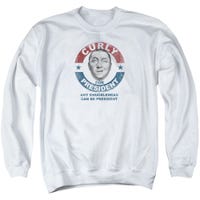 CURLY FOR PRESIDENT THREE STOOGES Sweatshirt
