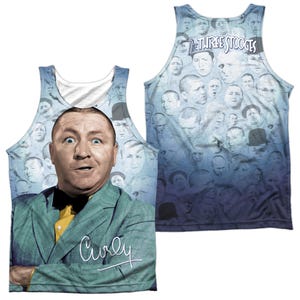 Three Stooges Curly Sublimation Tank Top