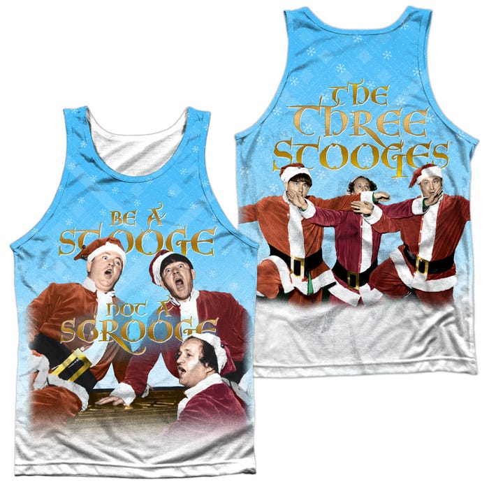 Be A Stooge Three Stooges Christmas Sublimation Tank Top