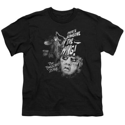 Twilight Zone Someone On The Wing Kids T-Shirt