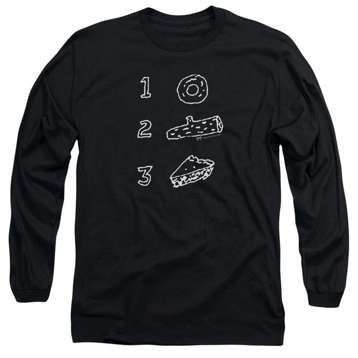 Twin Peaks Pie Log Donut Long Sleeve Shirt