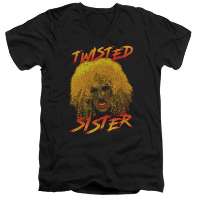 TWISTED SISTER SCREAM V-Neck T-Shirt