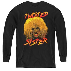 TWISTED SISTER SCREAM Kids Long Sleeve Shirt