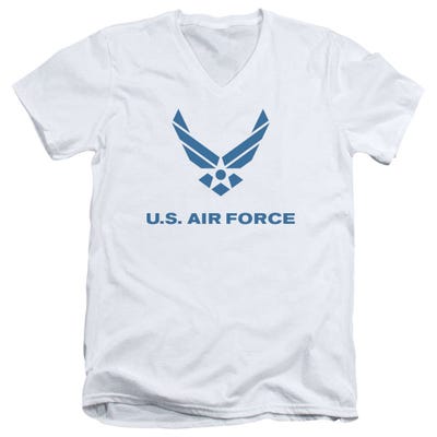 U.S. Air Force USAF Distressed Classic Logo V-Neck T-Shirt