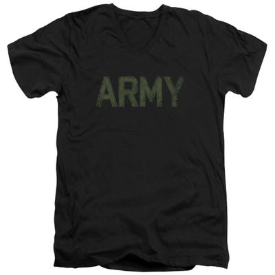 U.S. Army Retro Type Logo V-Neck T-Shirt