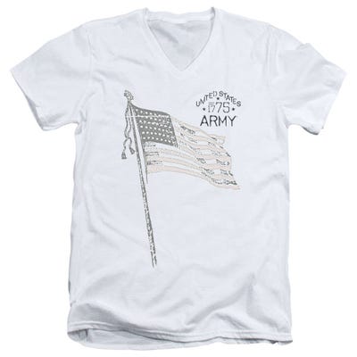 U.S. Army Tristar USA Flag Est. 1775 V-Neck T-Shirt