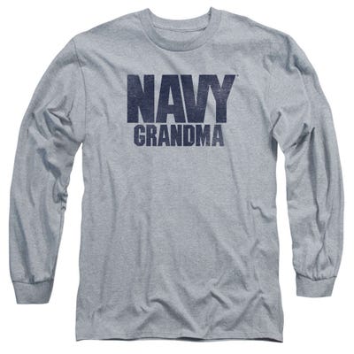 U.S. Navy Grandma Vintage Logo Long Sleeve Shirt