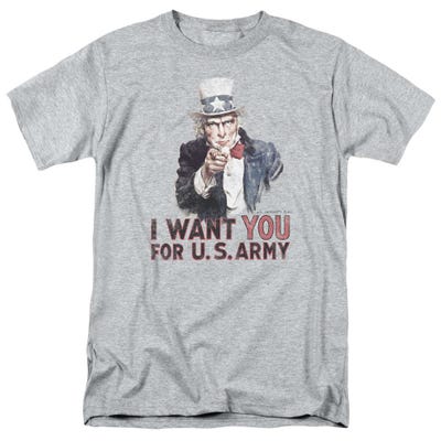 Uncle Sam I Want You For U.S. Army T-Shirt