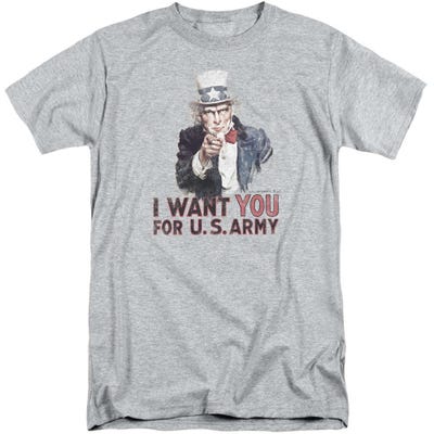 Uncle Sam I Want You For U.S. Army Tall T-Shirt