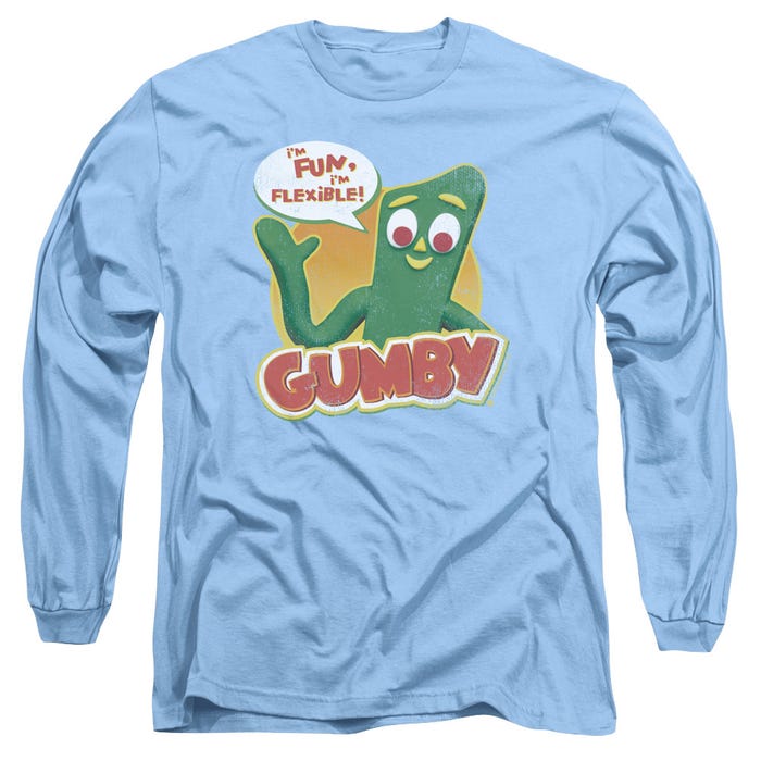 I'm Fun And Flexible Gumby  Long Sleeve Shirt