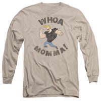 Whoa Mamma! Retro Johnny Bravo Long Sleeve Shirt