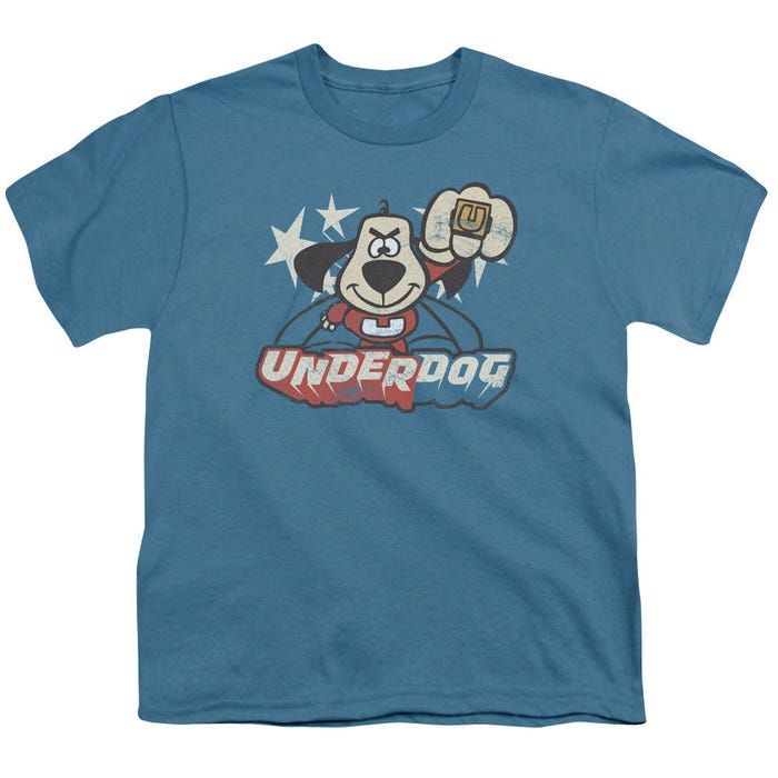 Underdog Flying Retro Logo Kids T-Shirt