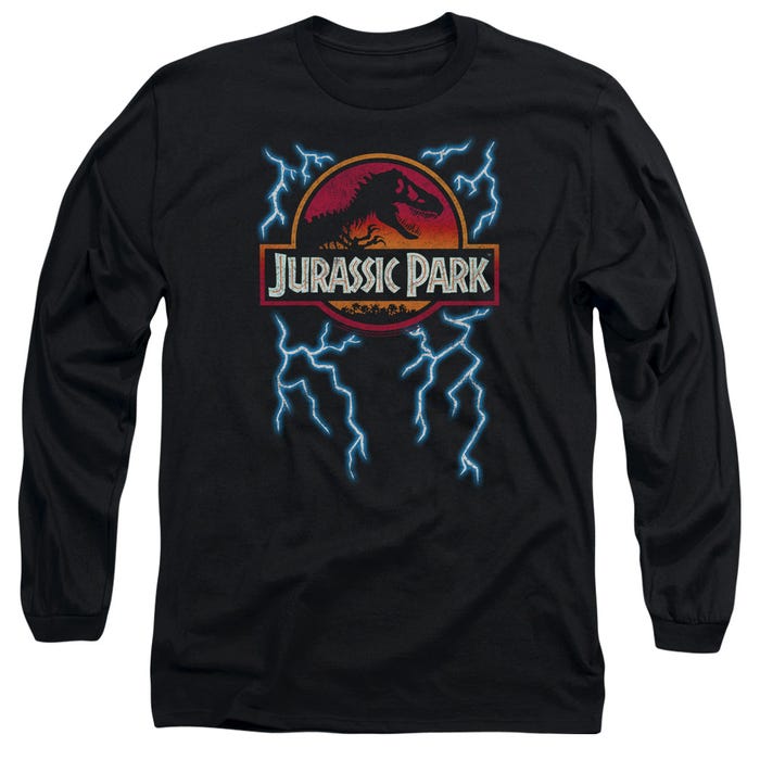 Jurassic Park Lightning Logo Long Sleeve Shirt