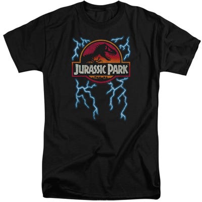 Jurassic Park Lightning Logo Tall T-Shirt