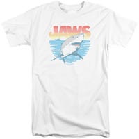 Jaws Waves Retro Movie Tall T-Shirt