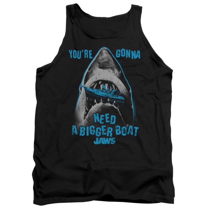 Jaws Movie You Are Going To Need A Bigger Boat Tank Top