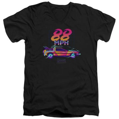 88 MPH Back to the Future V-Neck T-Shirt