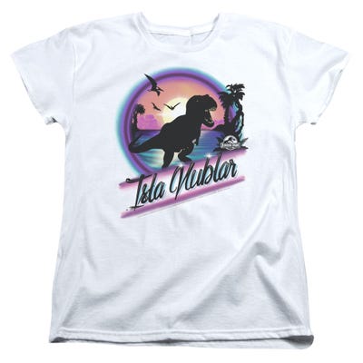 Jurassic Park Prehistoric Walk Womens T-Shirt