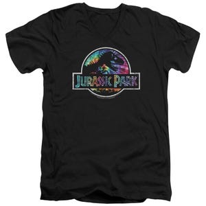 Jurassic Park Prehistoric Groove V-Neck T-Shirt